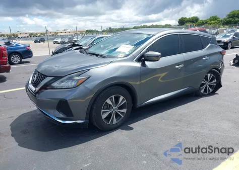 2020 Nissan Murano S Fwd из США, поврежденный, VIN 5N1AZ2AJ0LN121403